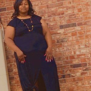 Black Maxi Dress(Off The Shoulder)